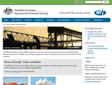 Tablet Screenshot of npi.gov.au